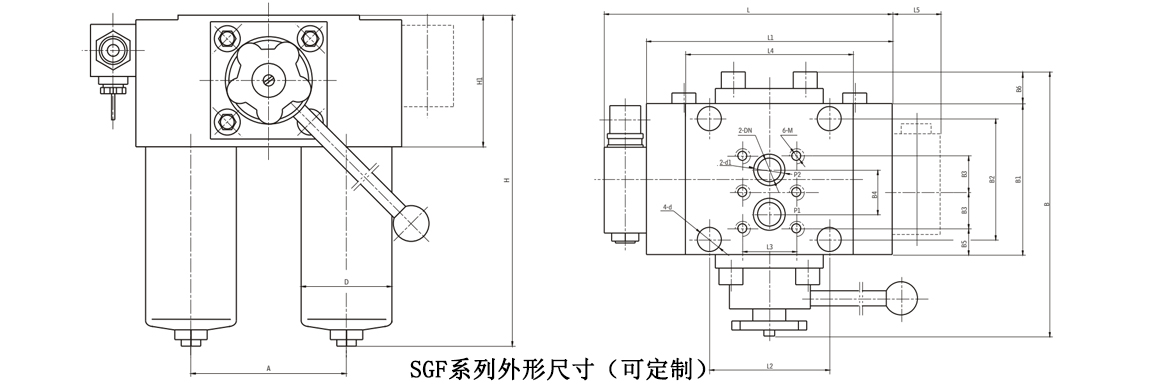 SGF系列雙筒微型直回式回油過(guò)濾器(新型) SGF系列雙筒微型直回式回油過(guò)濾器(新型)